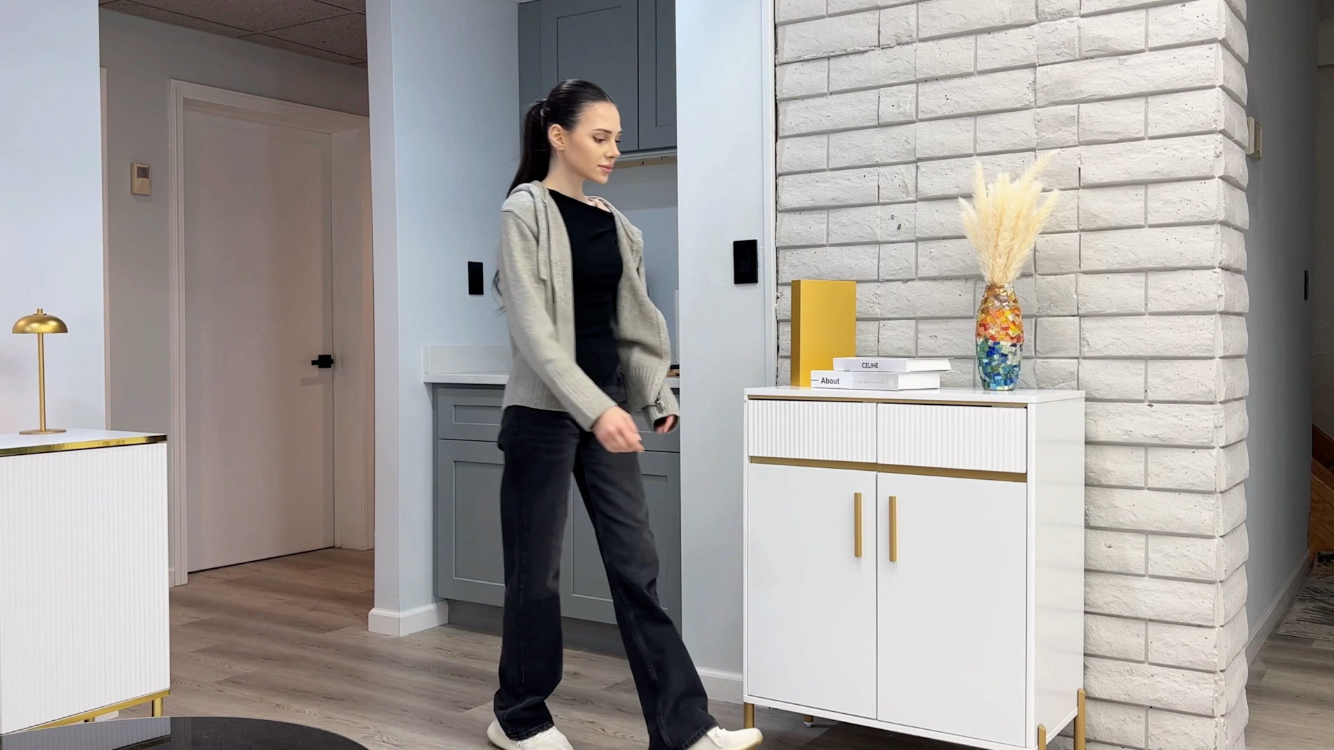 Amazon.com - VASAGLE Buffet Cabinet with Storage, Sideboard